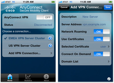 Cisco anyconnect iphone 11