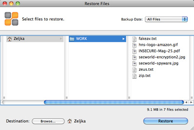 mozyhome select types of files to backup