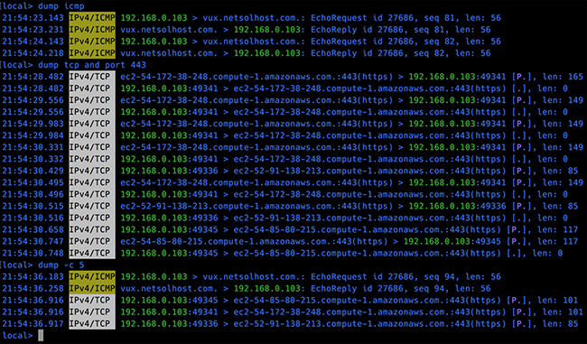 command line network diagnostic tool