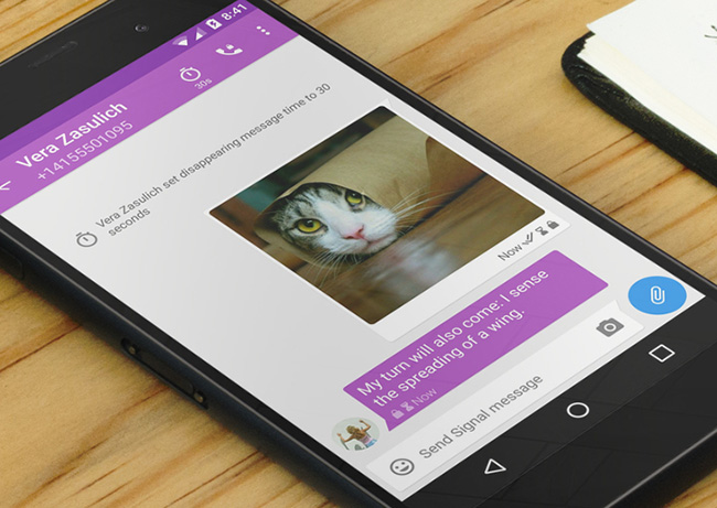 Signal users can now make their messages disappear
