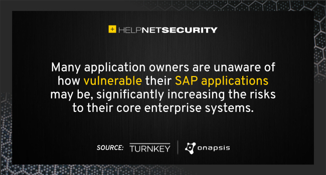 SAP applications vulnerable