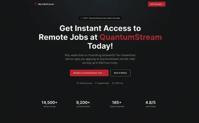 An example of a recruitment scam fake account abuse