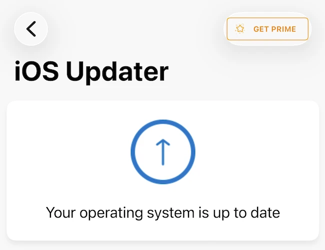 iOS Updater Avira Mobile Security