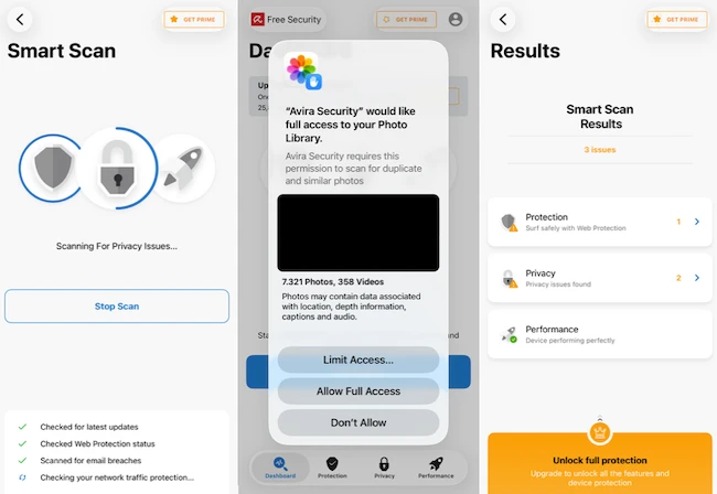 Smart Scan Avira Mobile Security