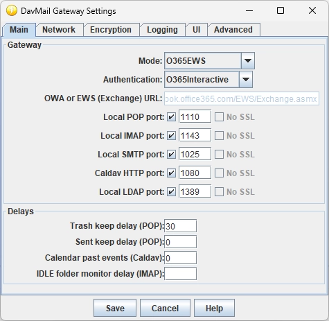 DavMail DavMail 7.0.0