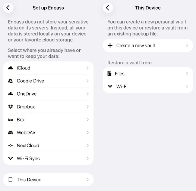 Setup Enpass Password Manager