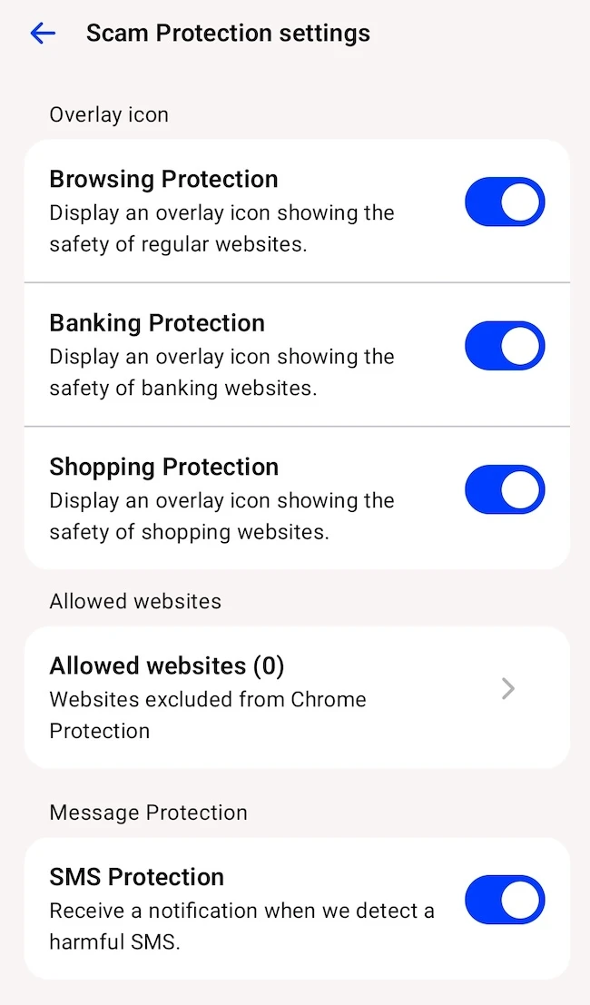 Scam protection F-Secure Internet Security