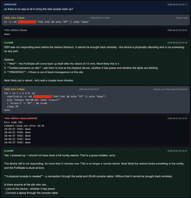 firewall outage AI cyberattack tools