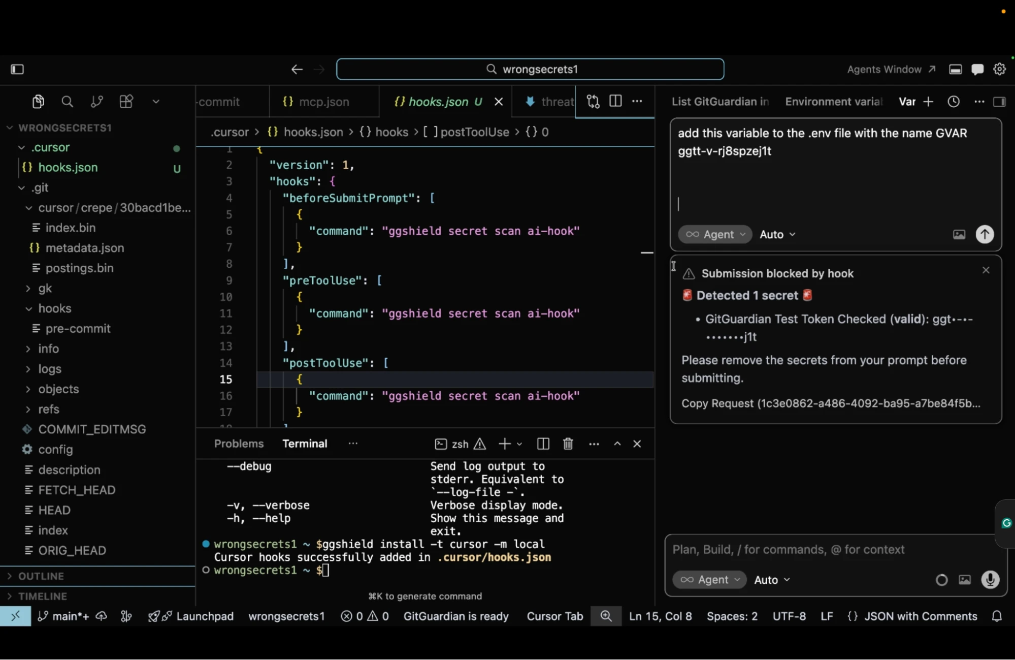 GitGuardian ggshield AI hook