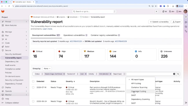 SAST False Positive Detection and Agentic SAST Vulnerability Resolution GitLab 19.3