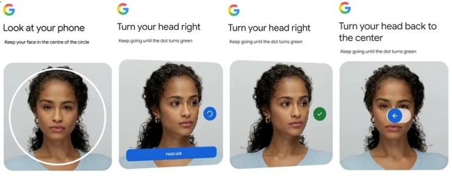 selfie video sign in Google selfie sign in