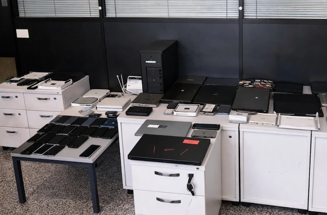 Moroccan authorities seized computers, smartphones and external hard drives containing banking data and software used for phishing operations. INTERPOL MENA Operation Ramz
