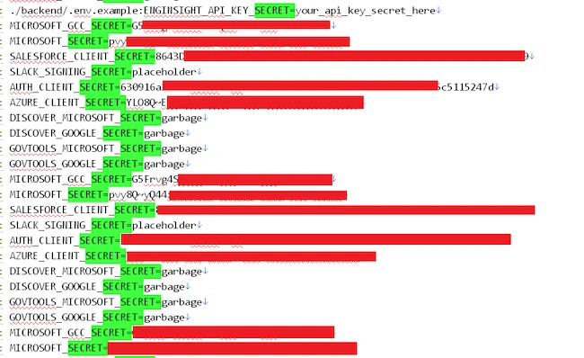 A trove of internal corporate secrets LiteLLM stolen credentials