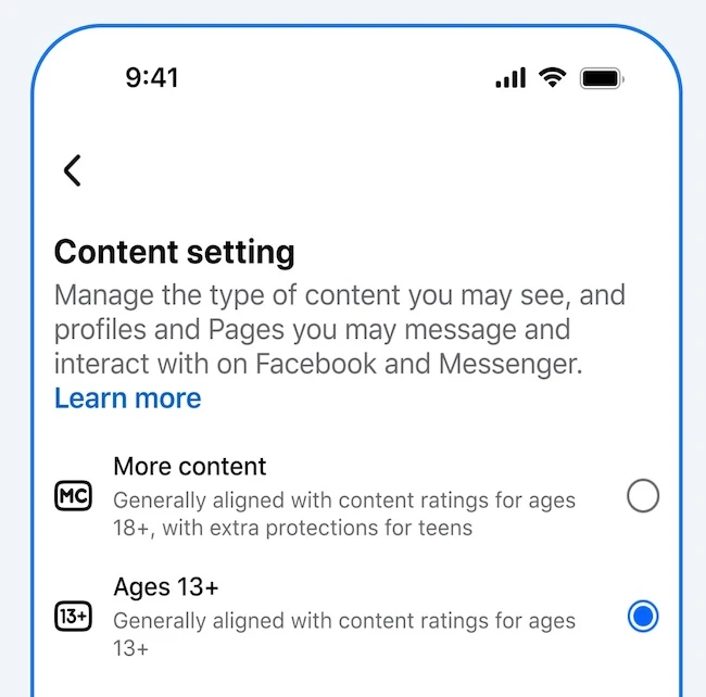 Meta Teen Accounts protections