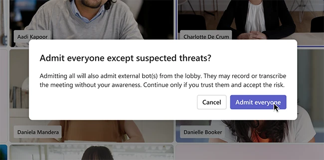 Microsoft Teams bot detection