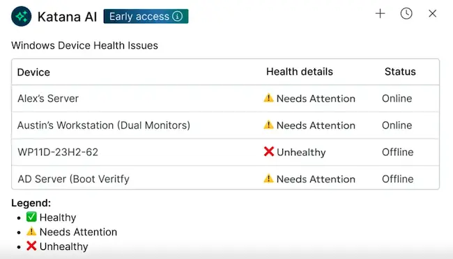Katana AI infosec products October 2026
