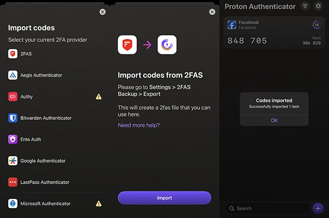 Proton Authenticator
