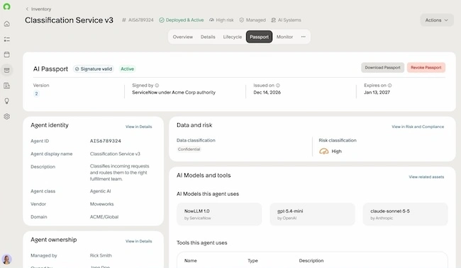 AI Passport ServiceNow AI Passport