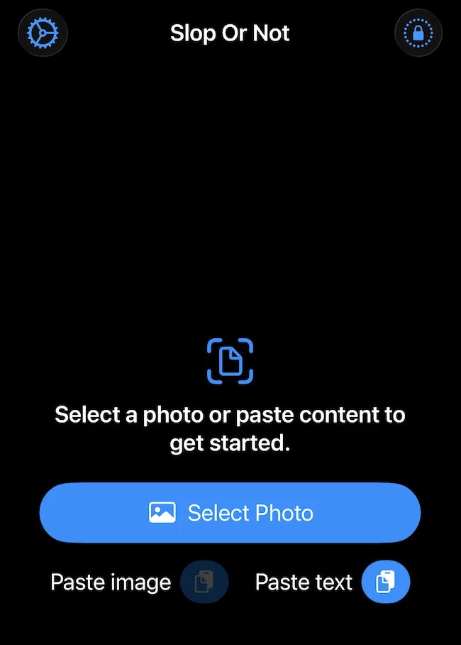 dashboard AI image detector