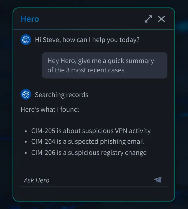 Hero AI “Swimlane