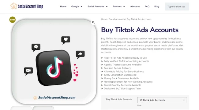 Buy Tiktok Ads Accounts TikTok followers scam