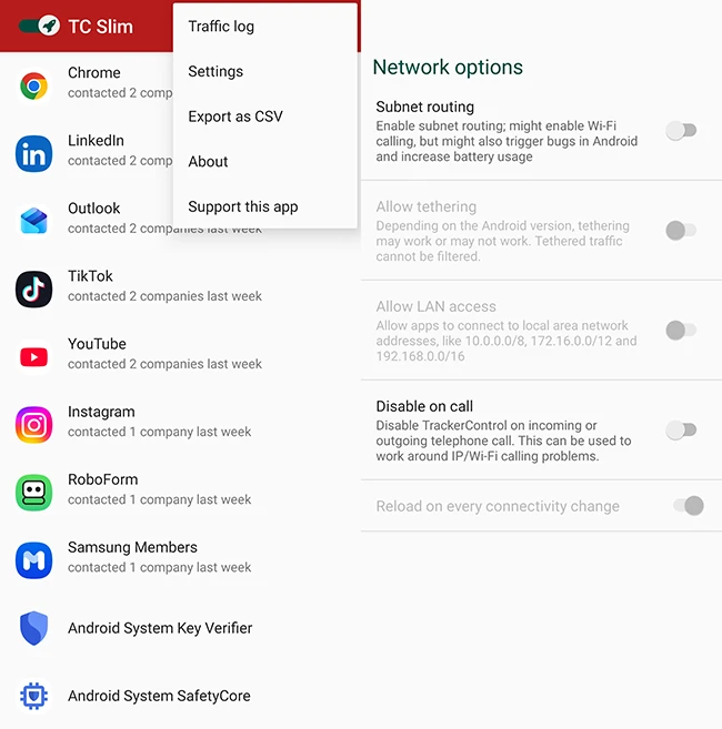 TrackerControl Android