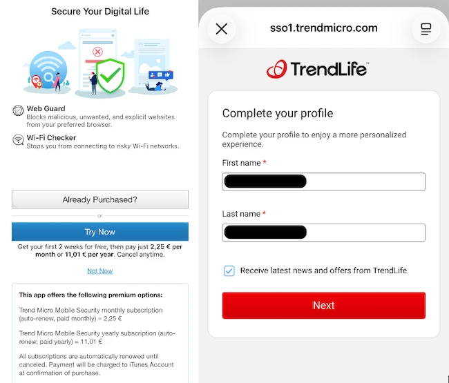 Trend Micro Mobile security