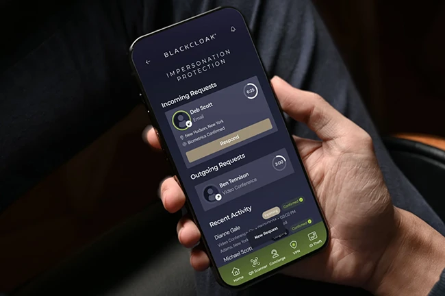 BlackCloak deepfake protection