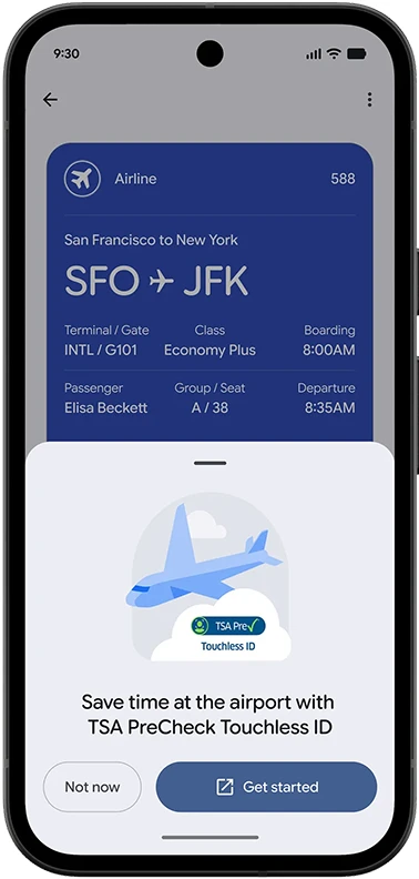 Google Wallet joins TSA