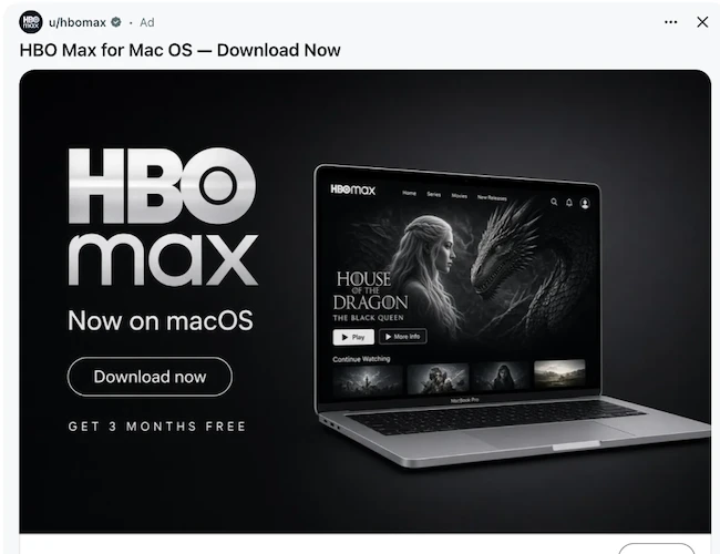HBO Max Reddit ClickFix