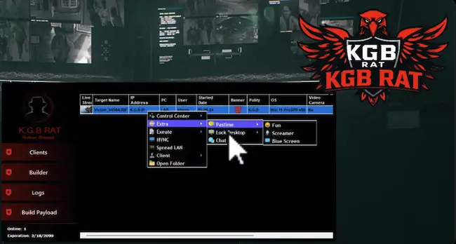 KGB RAT Windows trojan