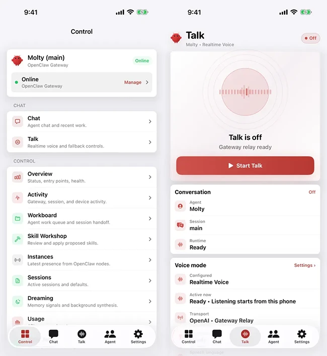 OpenClaw iOS app