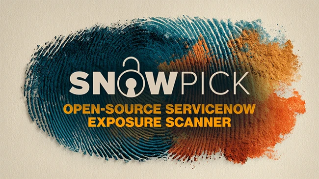 Snowpick ServiceNow data exposure