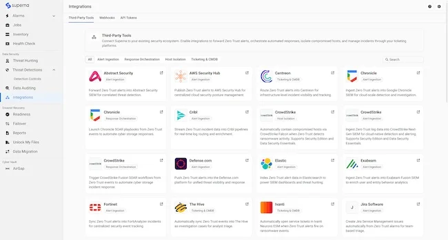 Superna Cyberstorage platform 2.15 Superna Cyberstorage 2.15